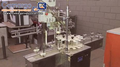 Placing of covers Erli and labeler Krones Placing of covers Erli and labeler Krones