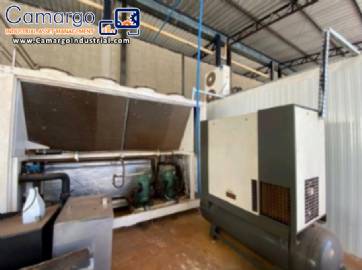 Plant line for filling 7,000 cans Zegla PET filling machine TCM Plant line for filling 7,000 cans Zegla PET filling machine TCM