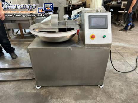 Stainless steel food processor/cutter for chopping and emulsifying meats and sausages, 20 liters. Stainless steel food processor/cutter for chopping and emulsifying meats and sausages, 20 liters.