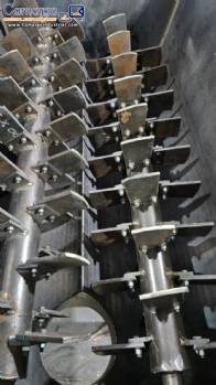 Steel mixer/crusher/de-aggregator, 20 HP, 1.5 tons. Steel mixer/crusher/de-aggregator, 20 HP, 1.5 tons.